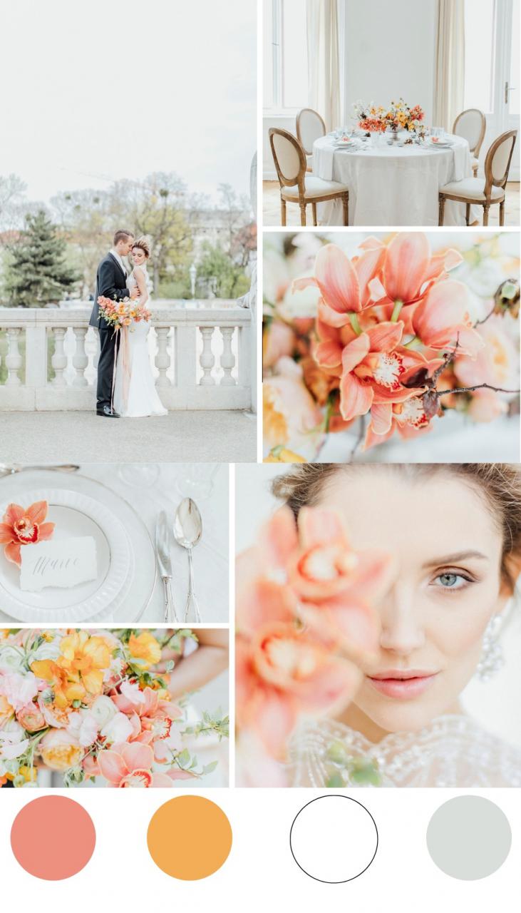 5 bảng màu cưới hoàn hảo cho hôn lễ vào mùa xuân